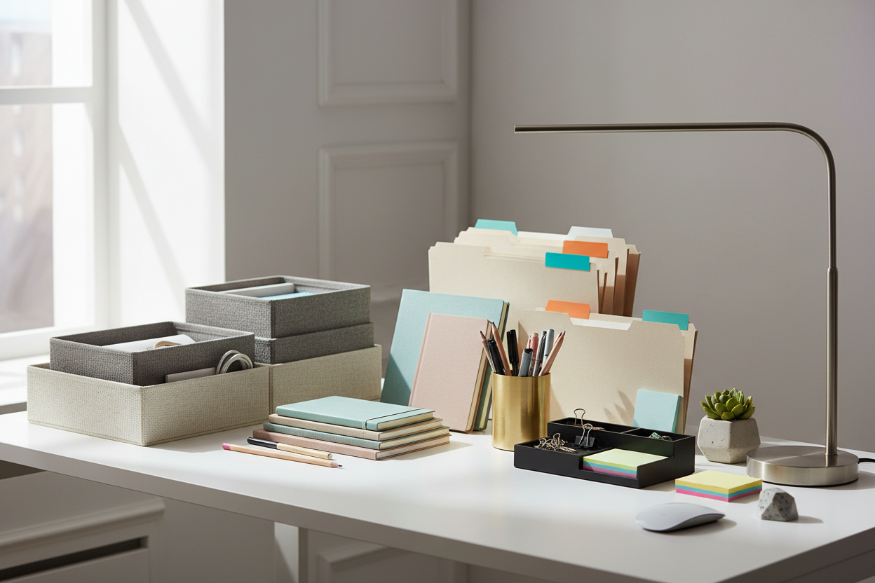 Home & Office Essentials
Keep your space organized and efficient with our high-quality home and office supplies. From durable storage solutions to stylish stationery, each product is designed to simplify your daily routines while adding a touch of convenience and style. Perfect for work-from-home setups, offices, or everyday home use. (make it real photo)